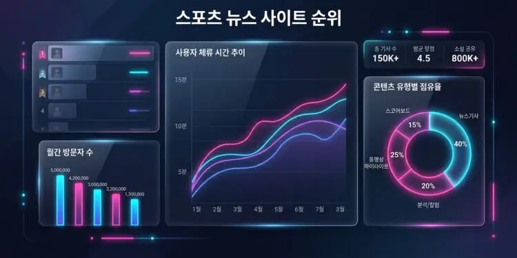 스포츠 뉴스 사이트 순위