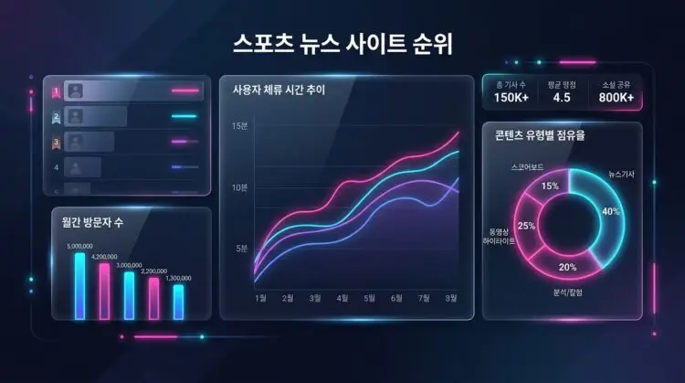 스포츠 뉴스 사이트 순위