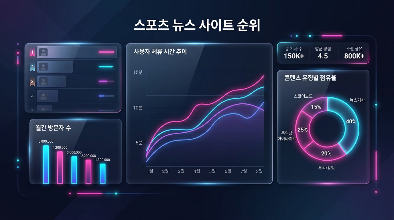 스포츠 뉴스 사이트 순위