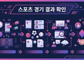스포츠 경기 결과 확인