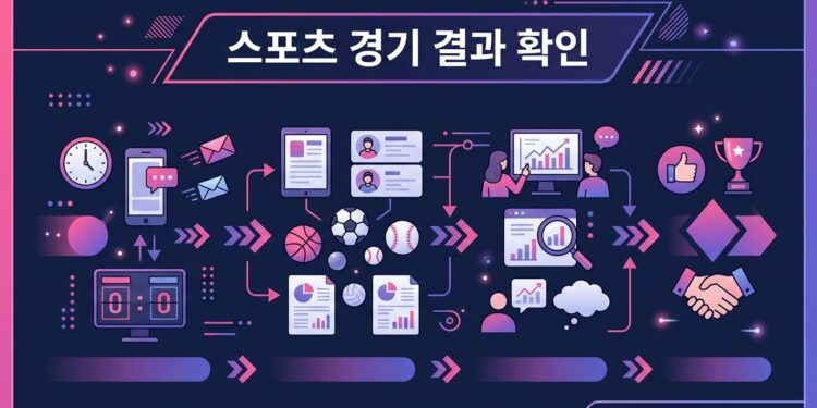 스포츠 경기 결과 확인