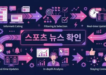 스포츠 뉴스 확인